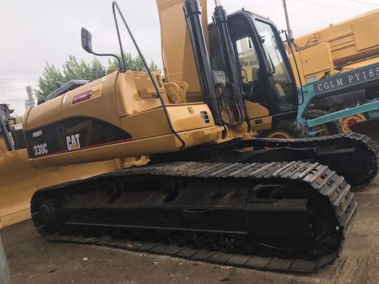 الصين 5.5km / H Speed ​​0.8m3 Bucket Mini 330C Old Cat Excavator المزود