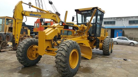الصين 7.2L الإزاحة 17510kg Caterpillar 140K Used Motor Grader المزود