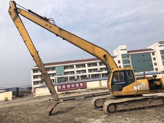 600mm حجم الحذاء 21M بوم طويل Hyundai R210-5D آلة حفارة مستعملة المزود