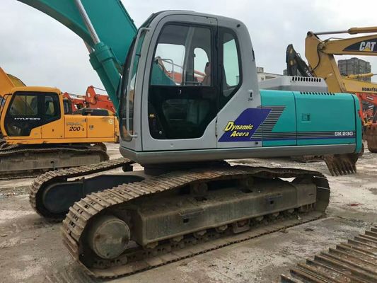 ميتسوبيشي محرك 23 طن الوزن SK230-6 مستعملة Kobelco حفارة المزود