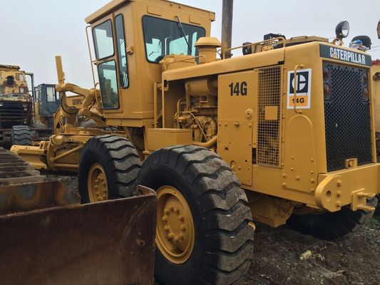 134.2kw Max Power 18440kg Caterpillar 14G تستخدم ممهدة الطرق المزود