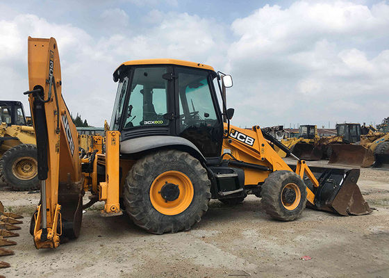 1m3 دلو 2011 سنة 72kw JCB 3CX مدحلة طريق مستعملة المزود