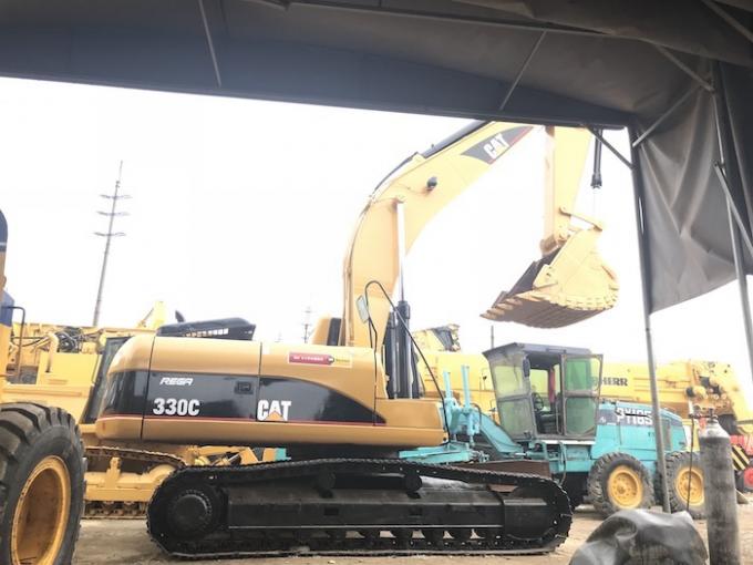 5.5km / H Speed ​​0.8m3 Bucket Mini 330C Old Cat Excavator 0